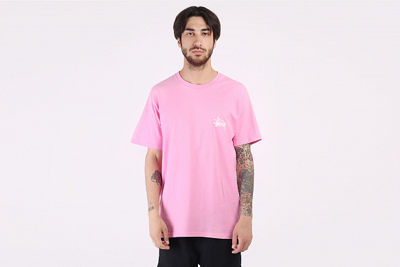 Мужская футболка Stussy Basic Tee (1904500-pink)