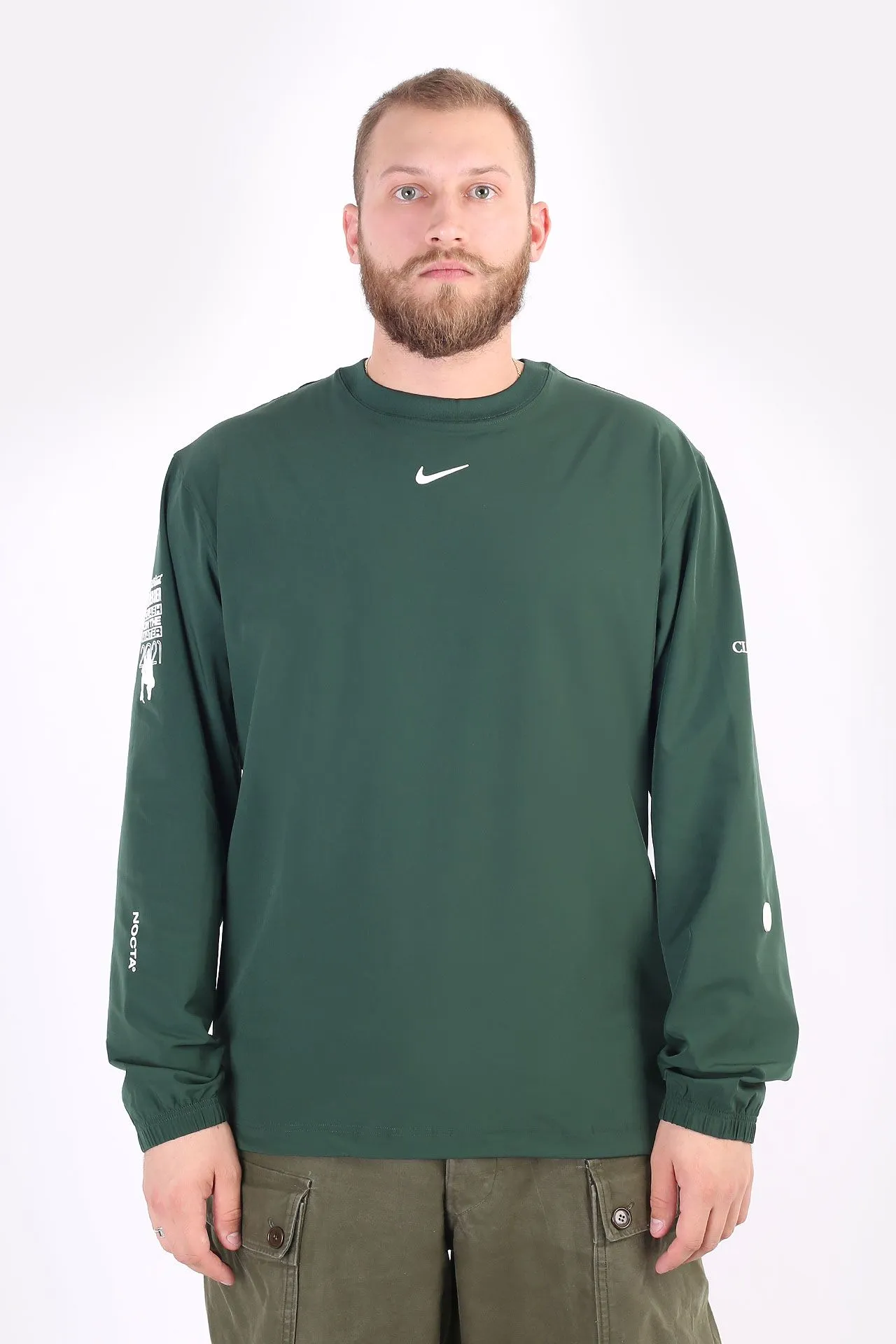 Nike NOCTA GOLF LONG SLEEVE WOVEN CREW S | ito-thermie.nl