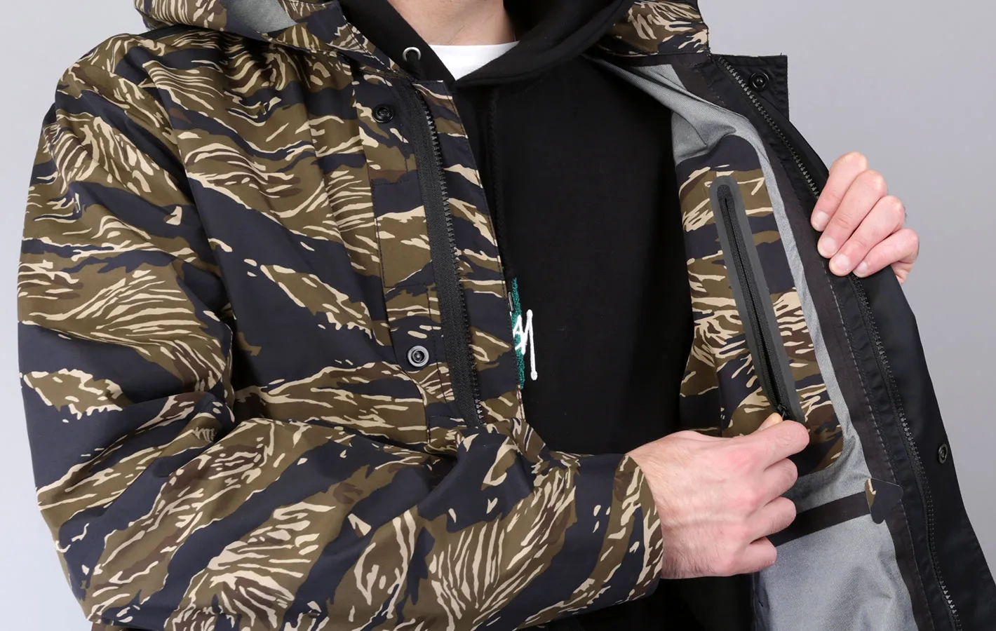 nikelab tiger camo parka