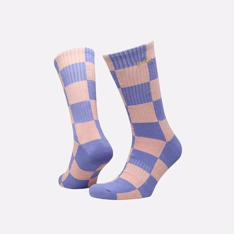Фиолетовые мужские носки Socks от Butter Goods (Terracotta/mauve) по цене 1...