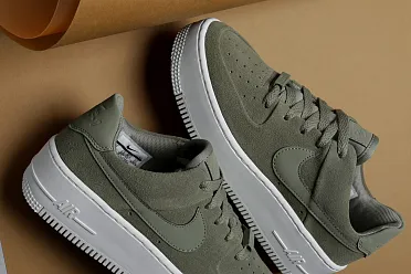 Nike air force 1 sage low gray shop