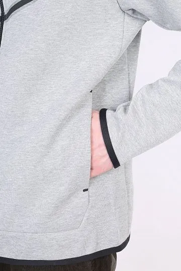 Nike tech hoodie grey hot sale
