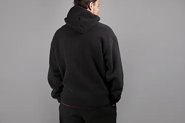 Black nike sherpa hoodie on sale