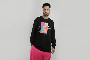 Nike x atmos Men s Long Sleeve T Shirt CI3200 010 Sneakerhead