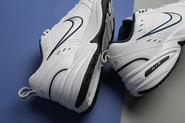 Nike air monarch iv blanc shop