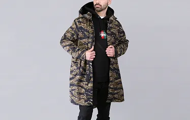 Nike camo parka cheap