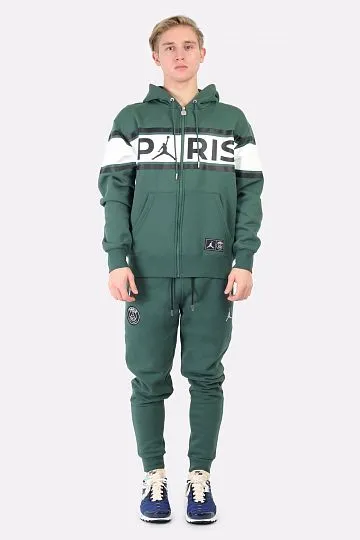 Jordan Paris Saint Germain Full Zip Fleece Hoodie DB6481 333 Sneakerhead