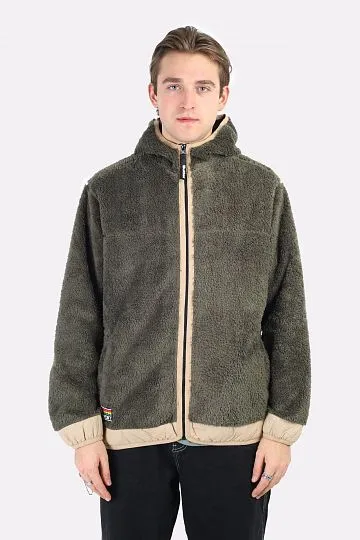 Butter Goods Sherpa Zip Thru Jacket SHERPA pine khaki Sneakerhead
